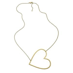 COPY - Jennifer Zeuner Marissa Large Open Heart Necklace